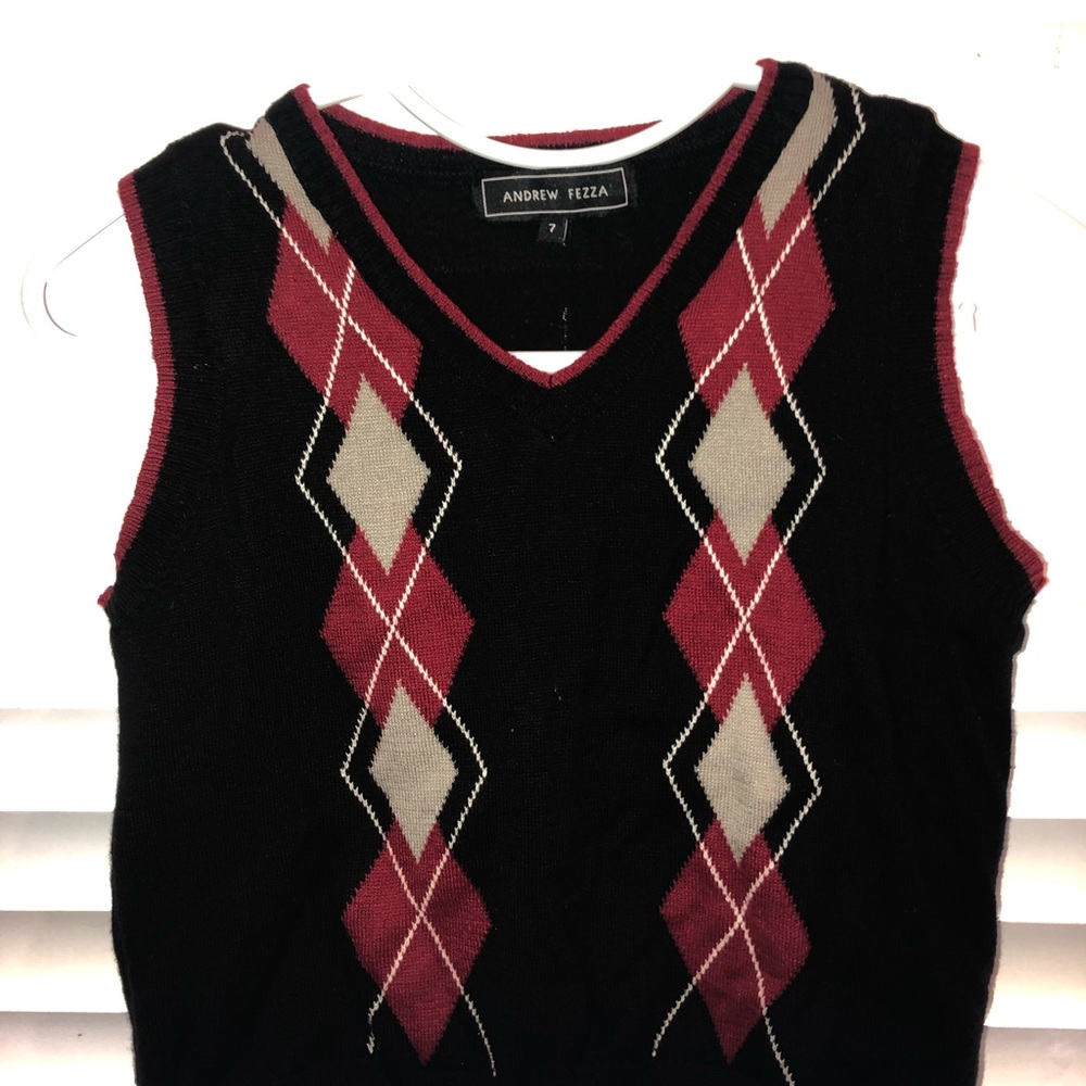 Multi color Andrew Feza vest top